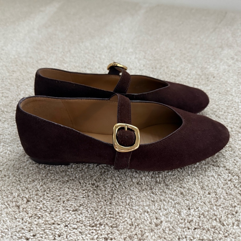 Madewell Remy Ballet Flat in Suede - Picture 2 of 9